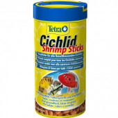 Tetra Cichlid Shrimp Sticks Храна за Цихлиди с пръчици от скариди 250 мл